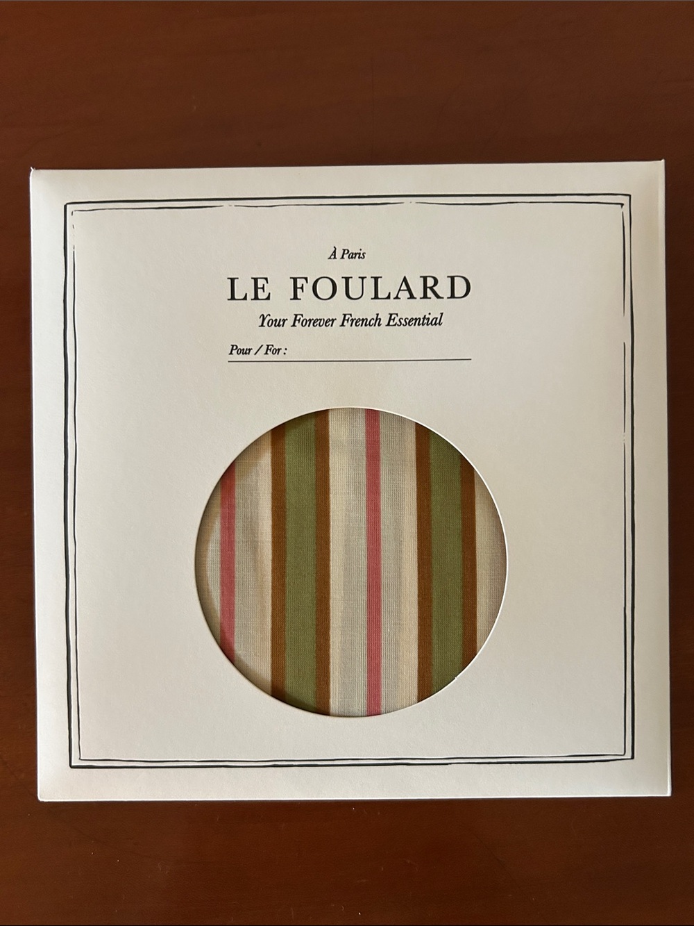 NEW Sézane Cotton Multicolored Striped Scarf